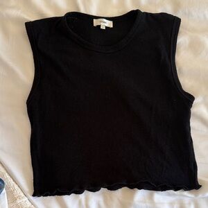 Ozma Tasi Crop in Black- L